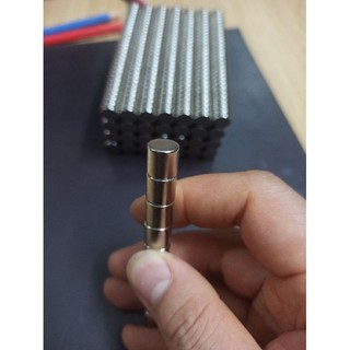 (XẢ KHO) 10 VIÊN NAM CHÂM TRẮNG PHI 10MM SIÊU MẠNH