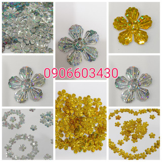 Kim sa hoa mai Đính kết trang phục, handmade