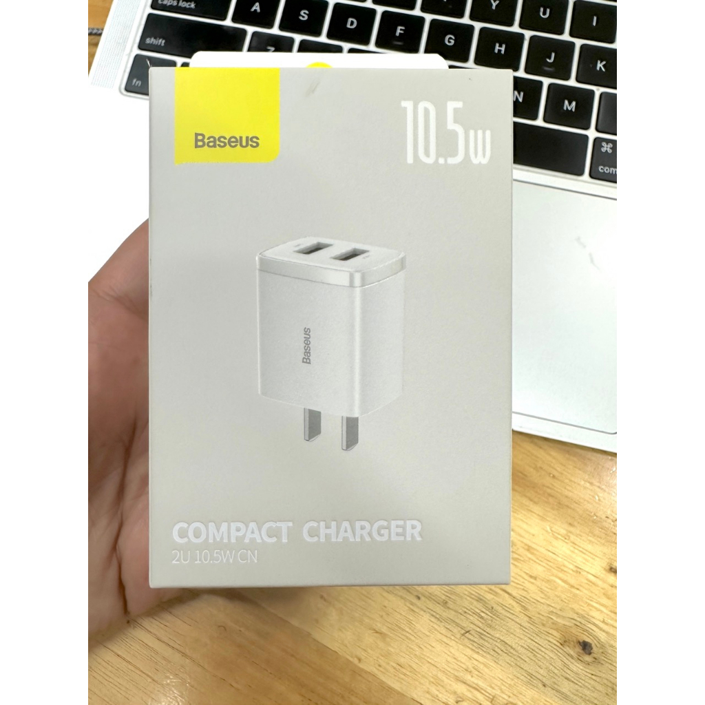 Củ sạc 5V-2A 10W Baseus 2 cổng sạc usb sạc nhanh Xs Xr Xsmax 8plus 7plus 6plus