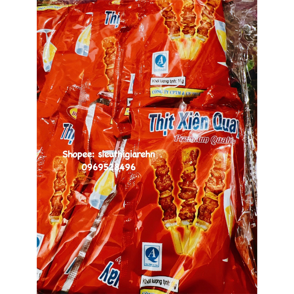Snack Thịt Xiên Quay 16g/gói