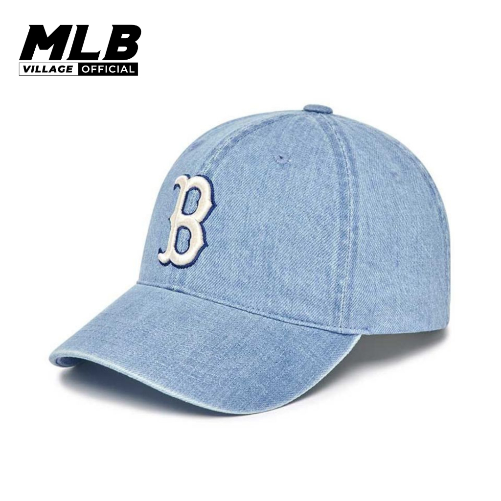 Mũ Nón MLB Chính Hãng - Mũ Lưỡi Trai MLB Denim Unstructured Ball Cap 3ACPD013N