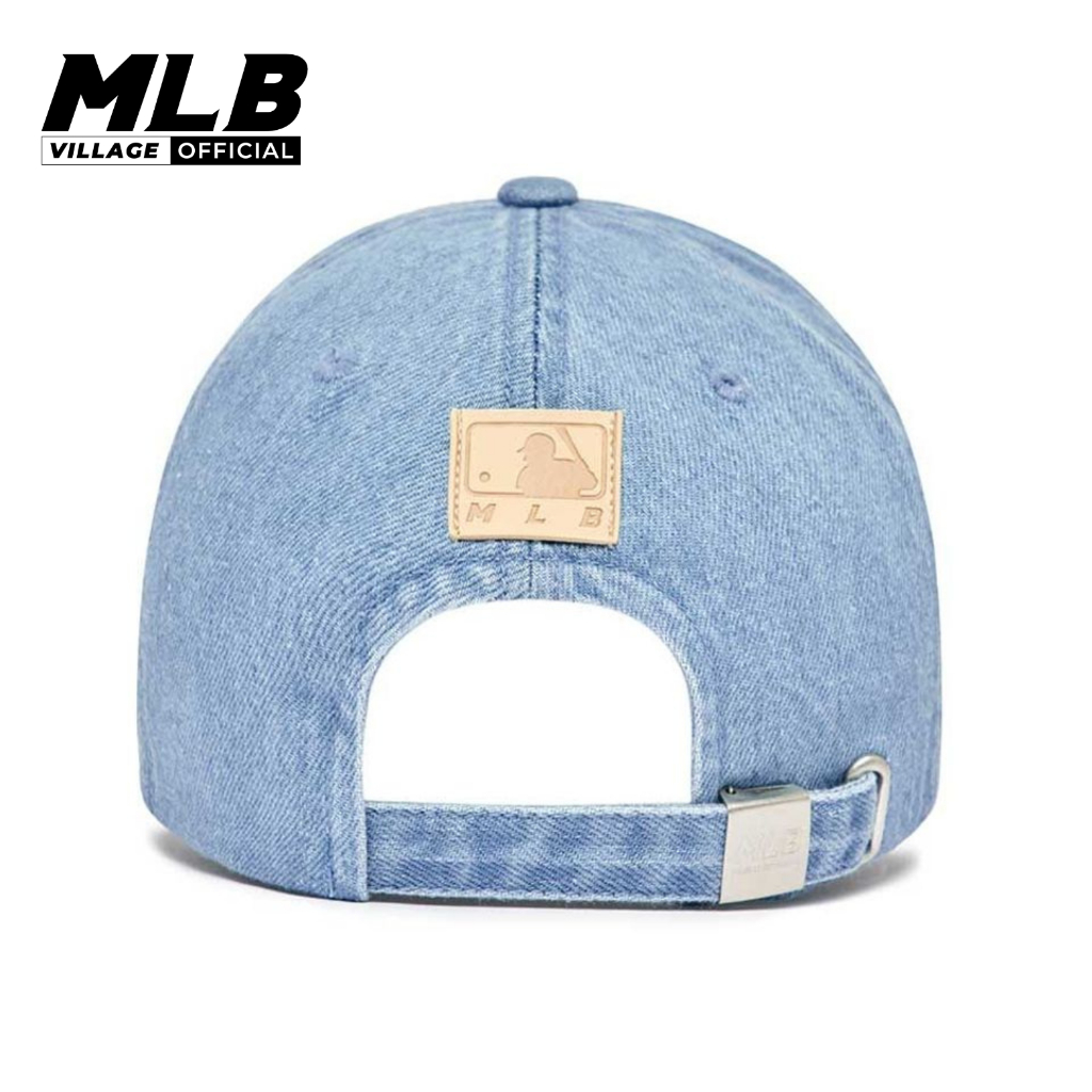 Mũ Nón MLB Chính Hãng - Mũ Lưỡi Trai MLB Denim Unstructured Ball Cap 3ACPD013N