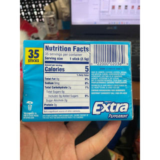 KẸO CAO SU EXTRA 35 STICKS OVER 2 PACKS