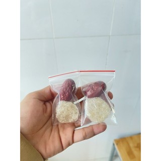 [100 GRAM] TÚI ZIP TRONG VIỀN ĐỎ