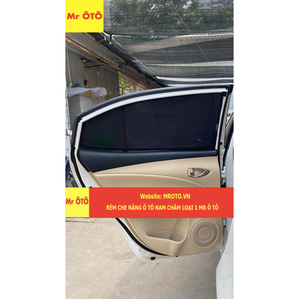 Rèm Che Nắng Nam Châm Chống Tia UV Xe TOYOTA VIOS , Hàng Loại 1 Mr Ô Tô | BigBuy360 - bigbuy360.vn