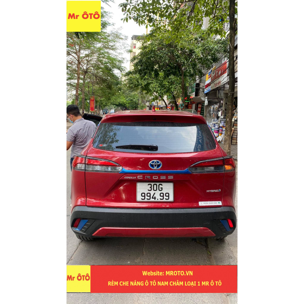 Rèm Che Nắng Nam Châm Chống Tia UV Cho Xe TOYOTA CROSS , Hàng Loại 1 Mr Ô Tô