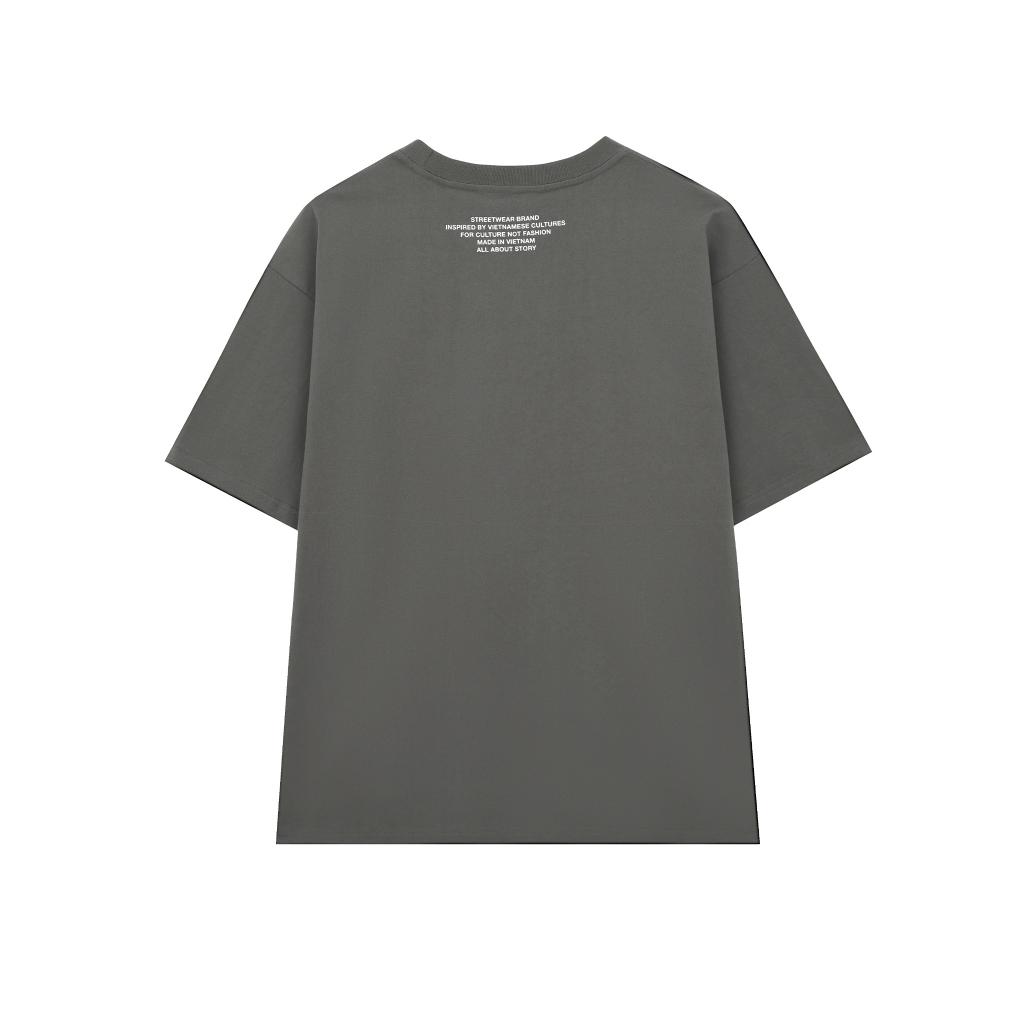 Áo Thun Unisex Bad Habits- Grey Uniform Tee - Local Brand Chính Hãng