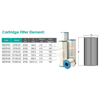Lõi lọc Emaux CF75-CE