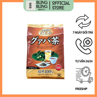 Trà lá ổi orihiro nhật bản gói 60 túi hỗ trợ giảm mỡ thừa
