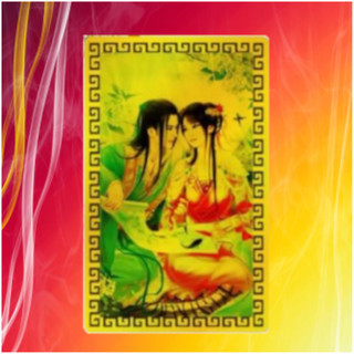 Kim bài linh phù tình đôi lứa - yêu đương - bền chặt - đã khai quang