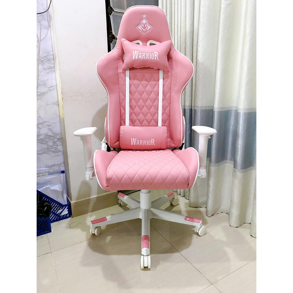 Ghế Gaming Warrior Raider Series WGC206, 206 Plus Black/Red/White/Pink - Chất Liệu Da PU Cao Cấp - Bảo Hành 12 tháng