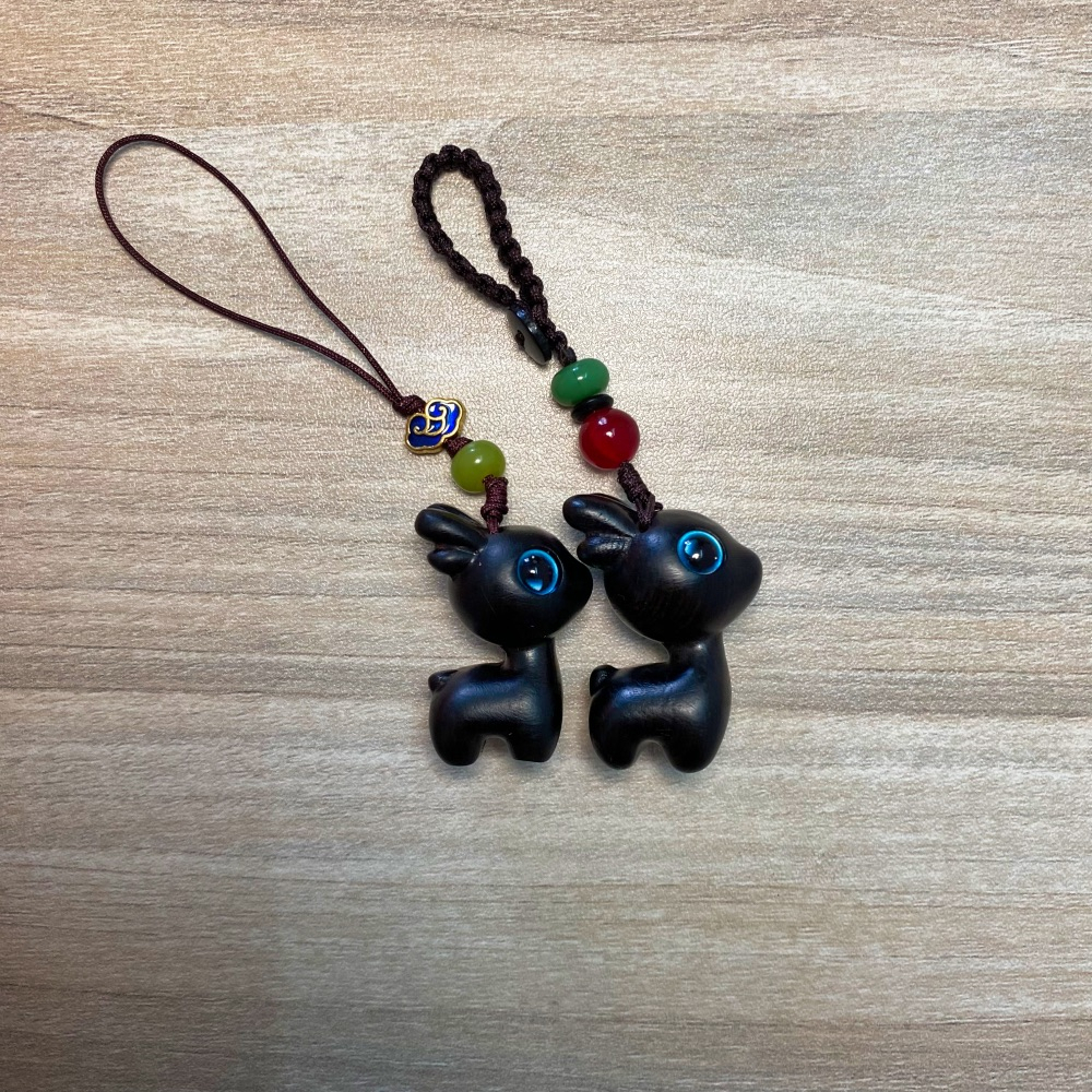 Dây đeo hươu gỗ mun