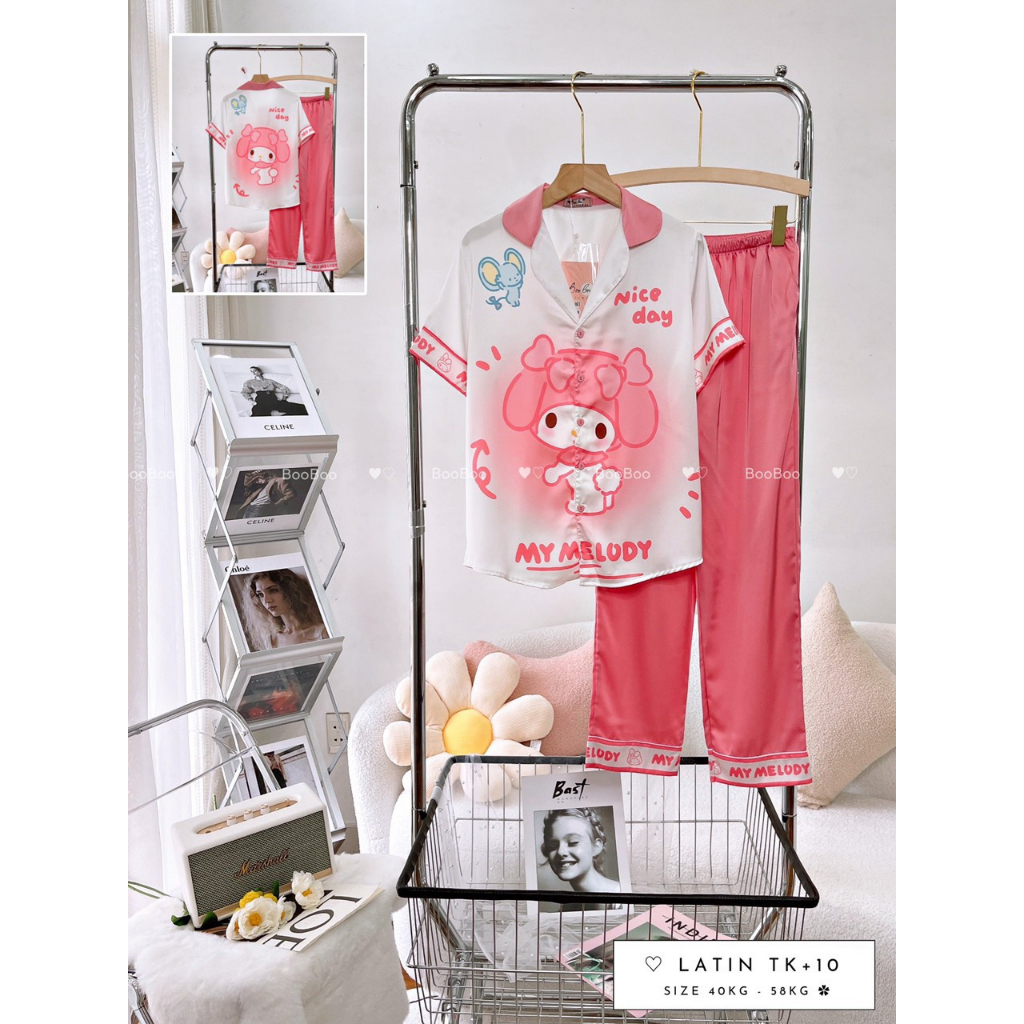 (40-56kg P3 NEW) Đồ bộ TNQD BOO BOO latin pijama in 3D hoạt hình. hongduyen2188.