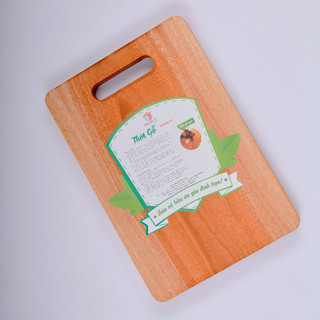 Thớt thanh tú gỗ xà cừ cao cấp 27x36cm