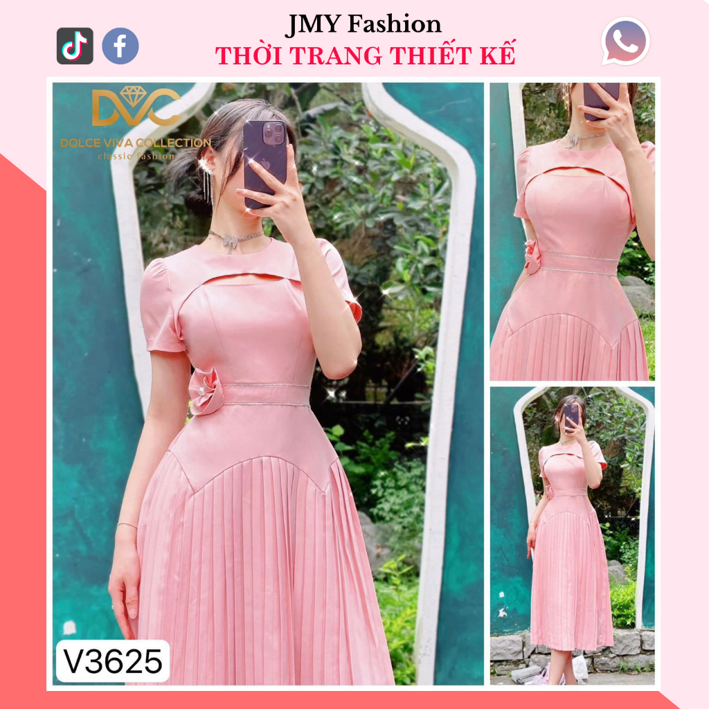 váy đầm xòe tiểu thư nữ tính