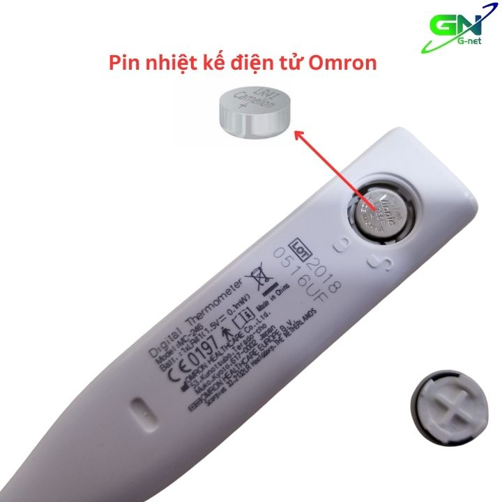 Pin dành cho nhiệt kế OMRON MC-246, MC-272L, MC272L