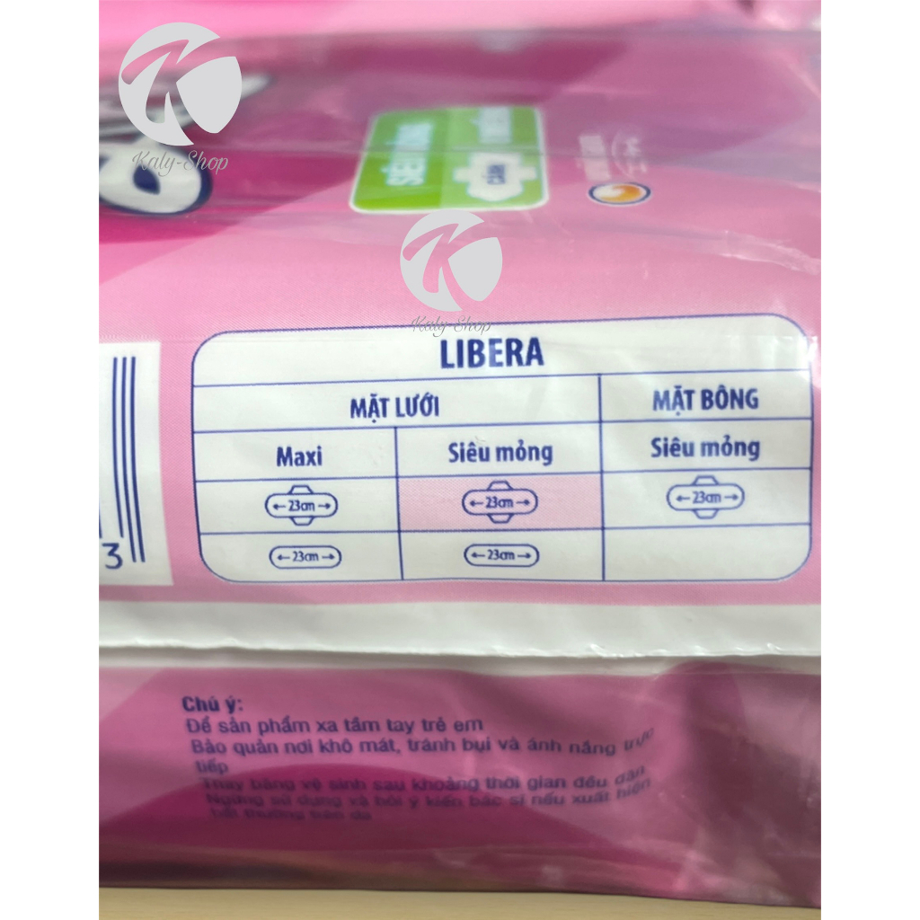 Bộ 6 Gói Băng Vệ Sinh Diana Libera Siêu Mỏng Có Cánh