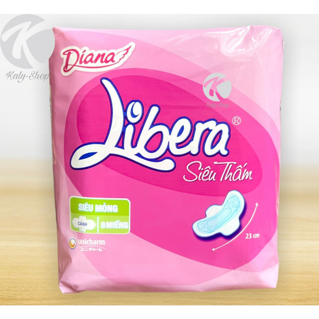 Bộ 6 Gói Băng Vệ Sinh Diana Libera Siêu Mỏng Có Cánh