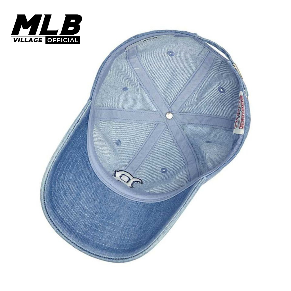 Mũ Nón MLB Chính Hãng - Mũ Lưỡi Trai MLB Denim Unstructured Ball Cap 3ACPD013N