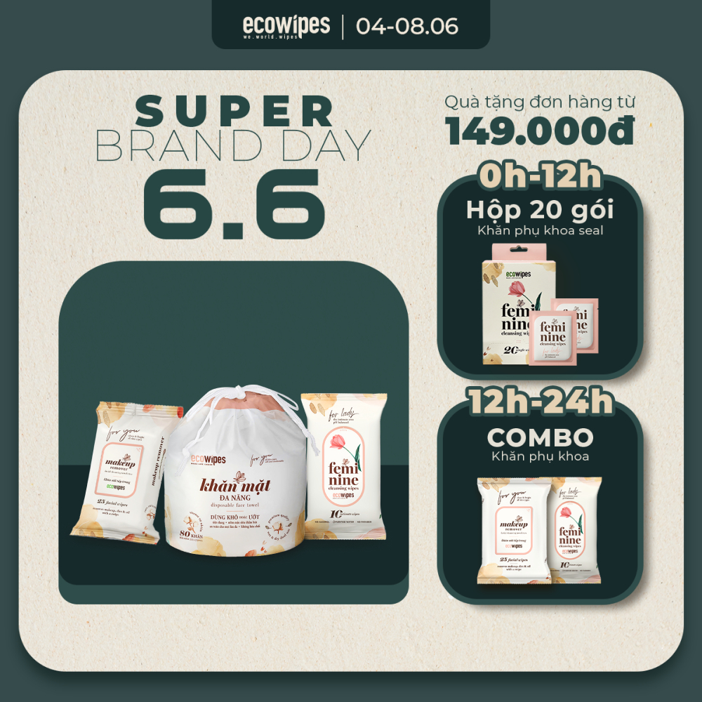 Bộ 3 sản phẩm EcoWipes for Lady