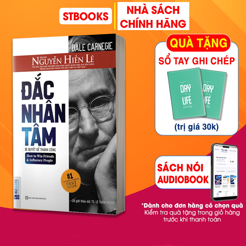 Sách Đắc Nhân Tâm Nguyễn Hiến Lê Bí Quyết Để Thành Công Dale Carnegie How To Win Friends & Influence People Bizbooks