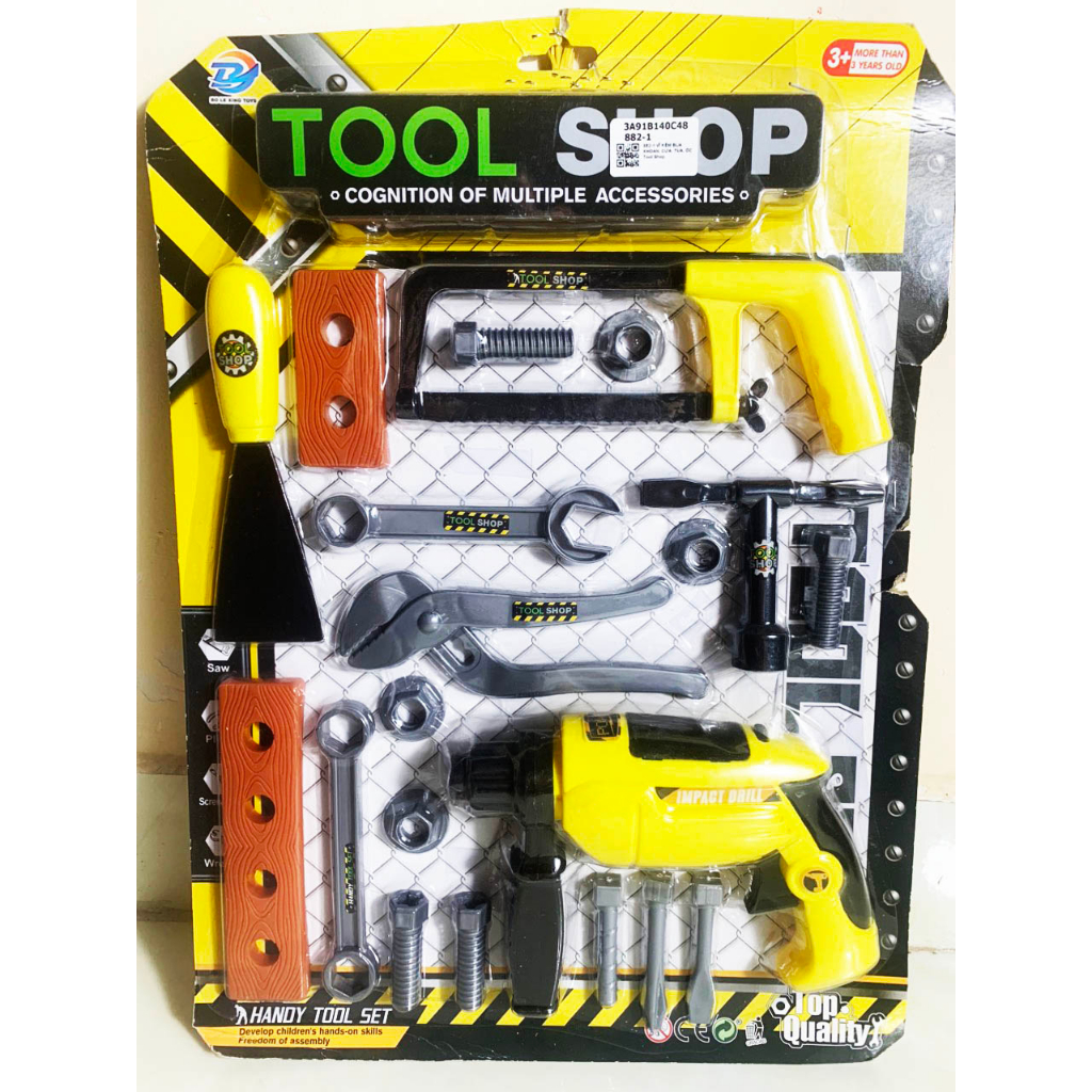 Đồ Chơi Sáng Tạo kềm búa- Đò Chơi Kỹ Sư Sửa Chữa Cơ Khí Cho Bé