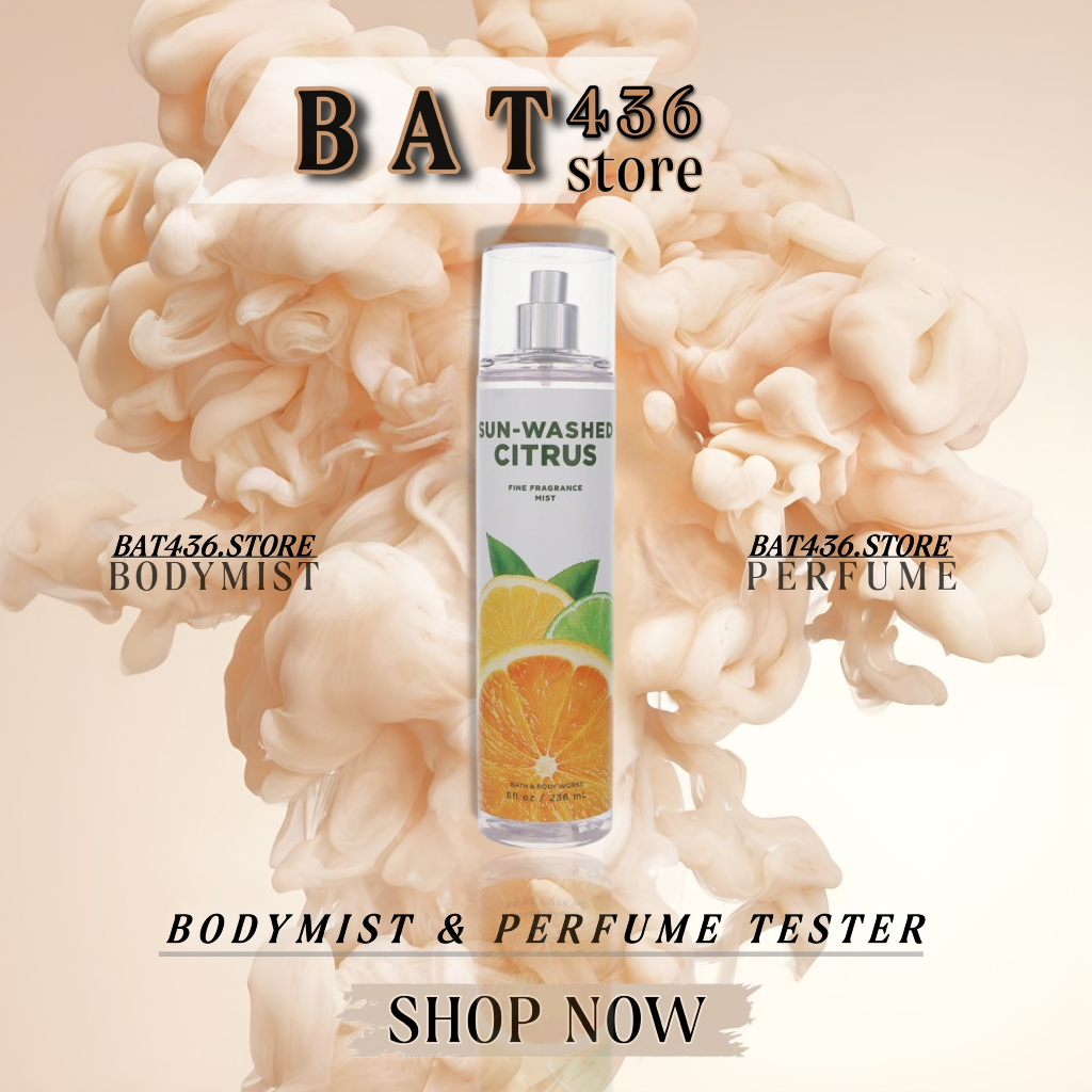 ⚜𝐁𝐀𝐓⚜  Xịt thơm  Bath & Body Works Sun-washed Citrus  [ᴀᴜᴛʜᴇɴᴛɪᴄ]