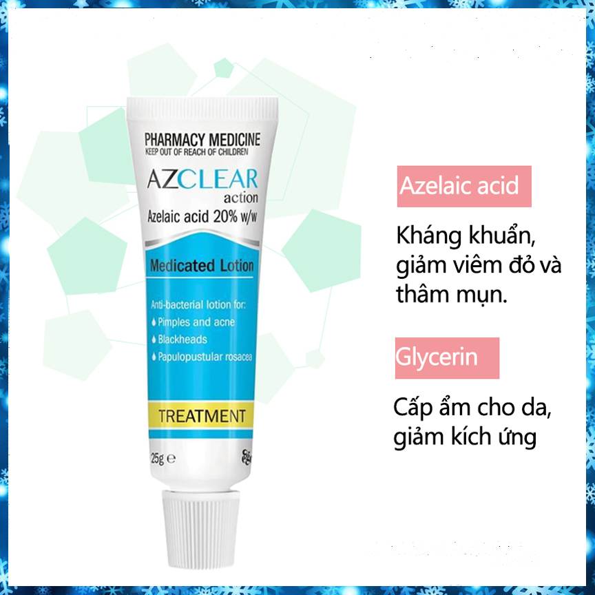 Sản phẩm Gel SKINOREN- ACID AZELAIC 20% & 15%
