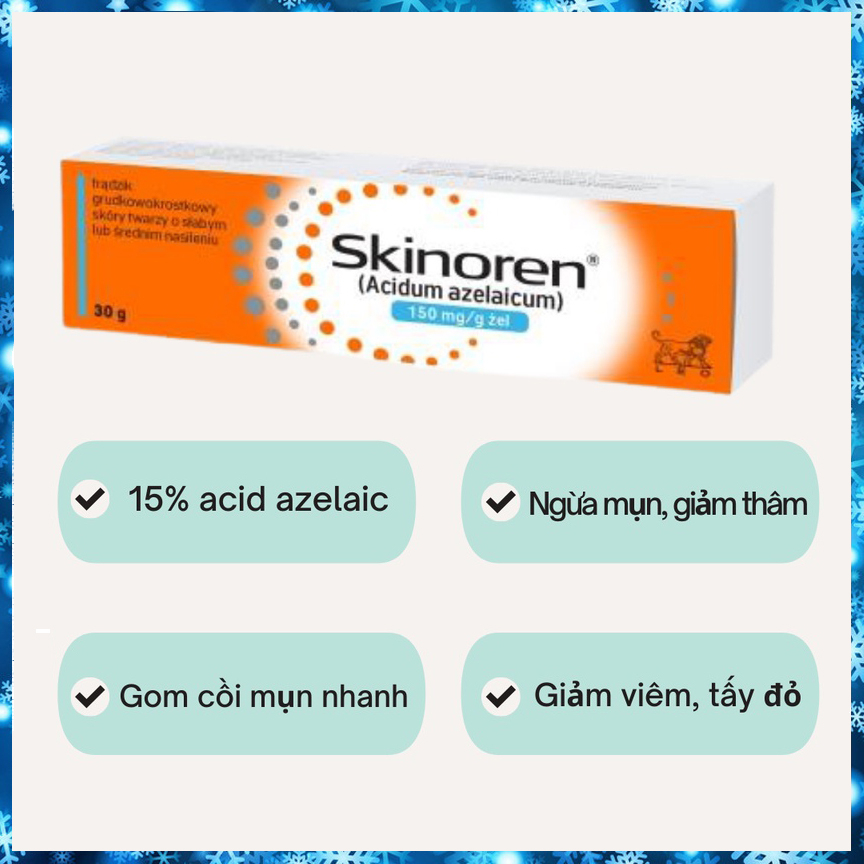 Sản phẩm Gel SKINOREN- ACID AZELAIC 20% & 15%