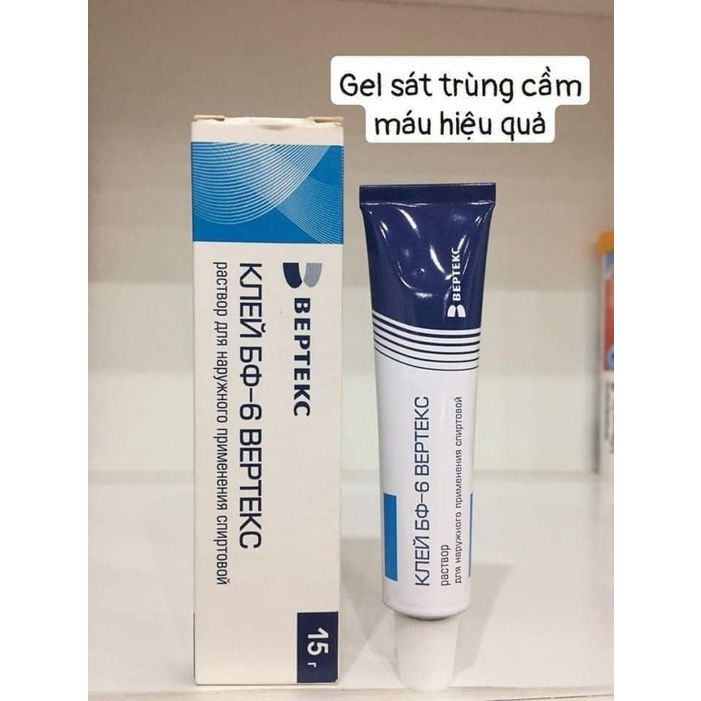 Gel bôi giúp cầm máu sát trùng