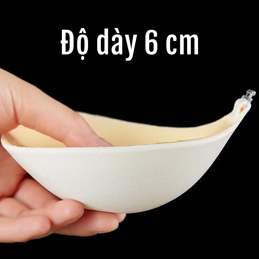 Áo Dán Nâng Ngực Siêu Độn Dày 6 cm Silicon Siêu Dính Chất Lượng Cao Eva Bra P42