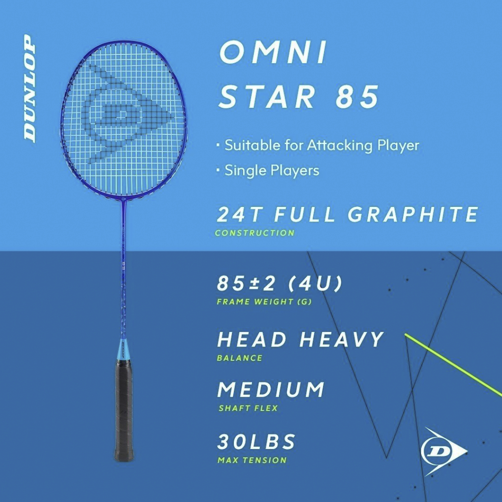 Vợt cầu lông Dunlop MIGHTY - STAR 85 ( VỢT CÔNG )