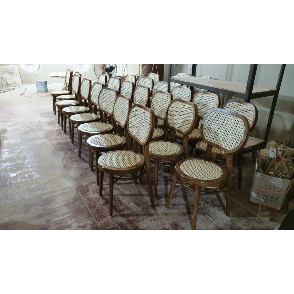 Các loại ghế gỗ kết hợp mây mặt ngồi tròn dùng cho quán cafe, nhà hàng, khách sạn, resort,...lưu ý đặt hàng qua zalo