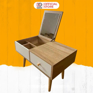 Bàn trang điểm mini ngồi bệt màu sắc hiện đại kích thước 60x40x40 m103 hãng dq home