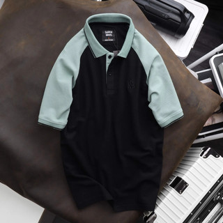 Áo polo nam raglan super bros hàng chính hãng, chất vải cá sấu cotton pique cao cấp, form slim giúp người mặc thoải mái
