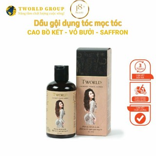 Dầu gội thảo dược bồ kếp tworld kích thích mọc tóc giảm dụng tóc dầu gội mền mượt tworld Extract ]