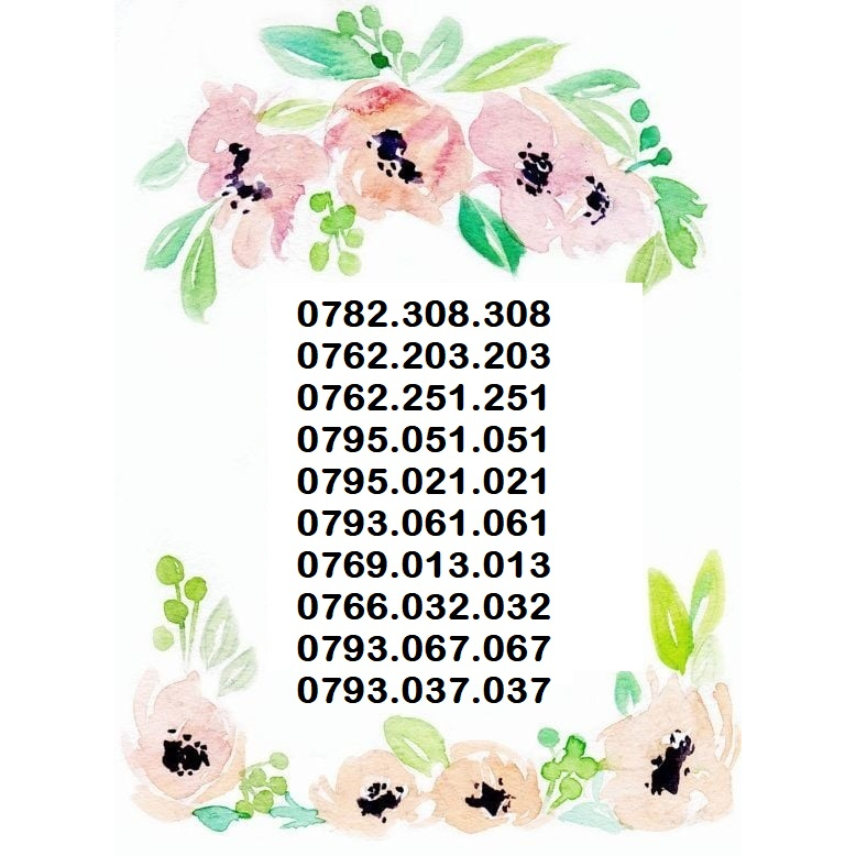 Sim Số Đẹp Taxi Mới Về - Sim Số Đẹp Dễ Nhớ - Sim MOBIFONE Khuyến Mãi Ngập Tràn