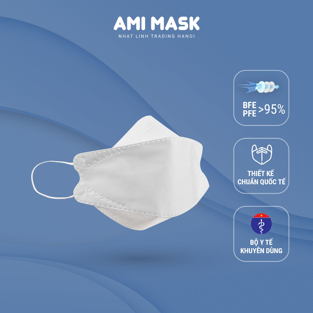 Khẩu trang y tế AMI KF94 Mask 4 lớp