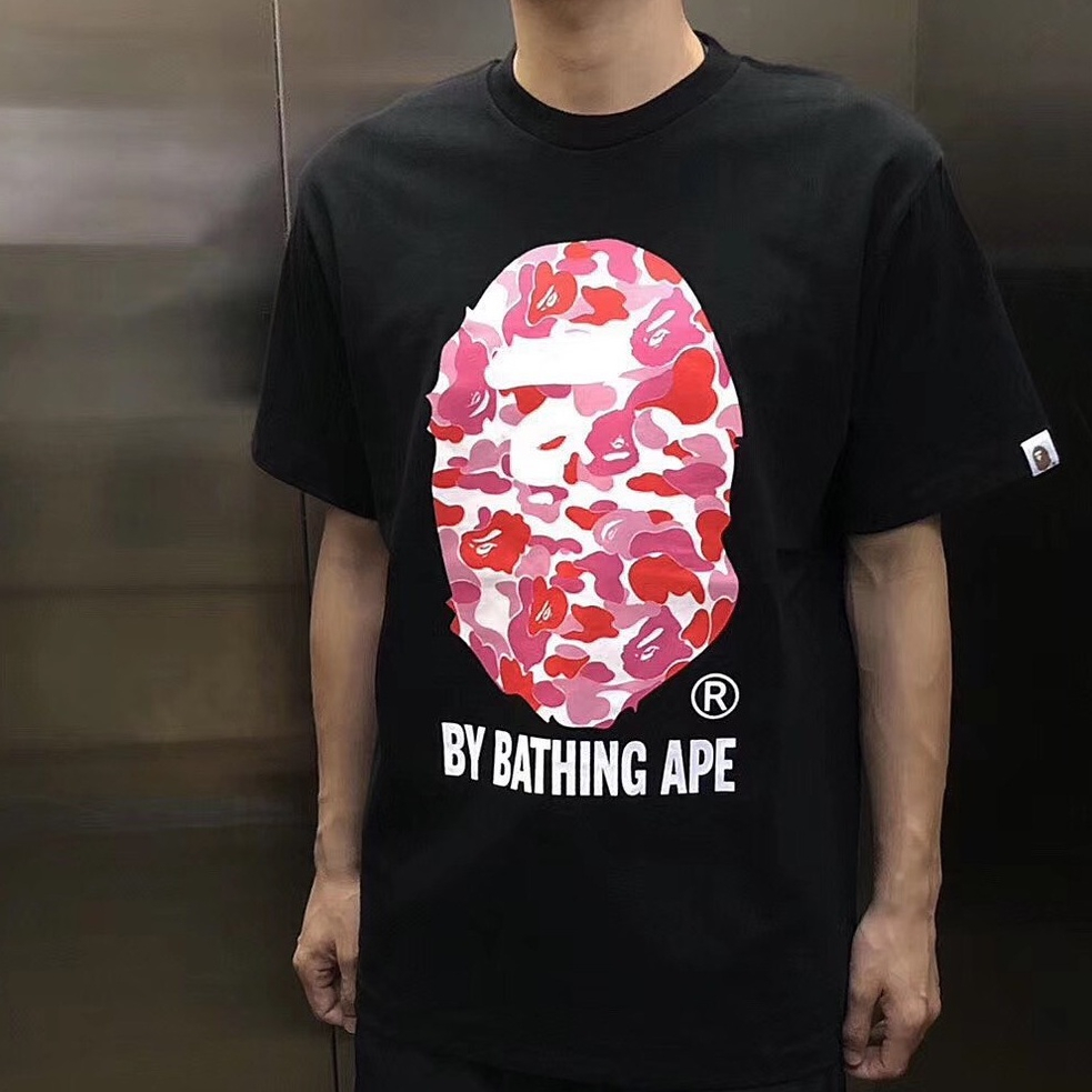 Áo Thun Bape MCM - Áo thun tay lỡ unisex nam nữ form rộng oversize chất liệu Cotton co dãn 4 chiều