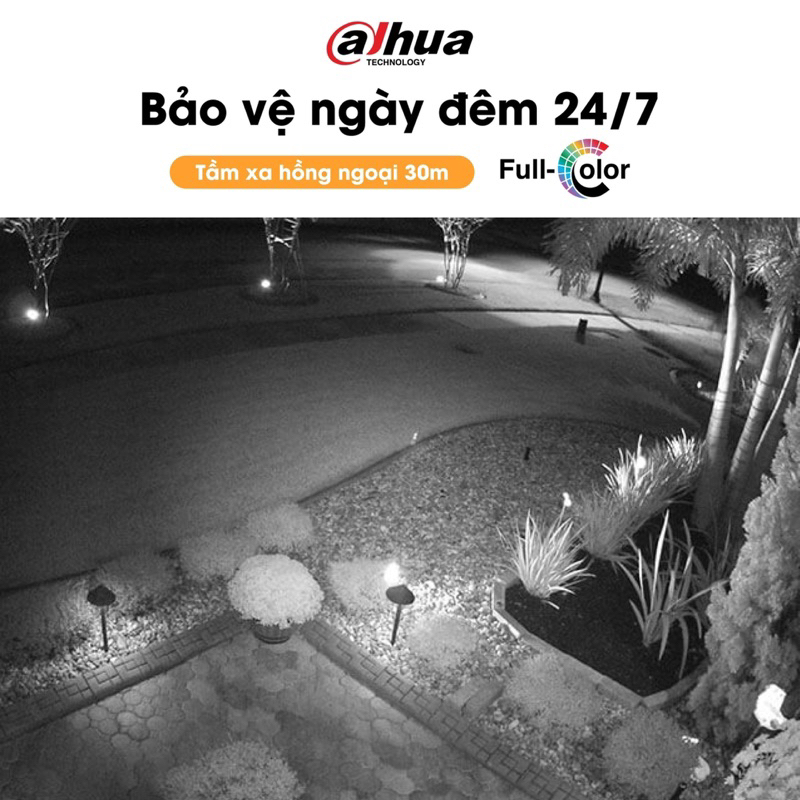 Camera wifi PTZ mini 2.0MP xoay 360 độ ngoài trời chính hãng -SD2A200, báo động còi hú, có màu ban đêm, Full HD 1080P