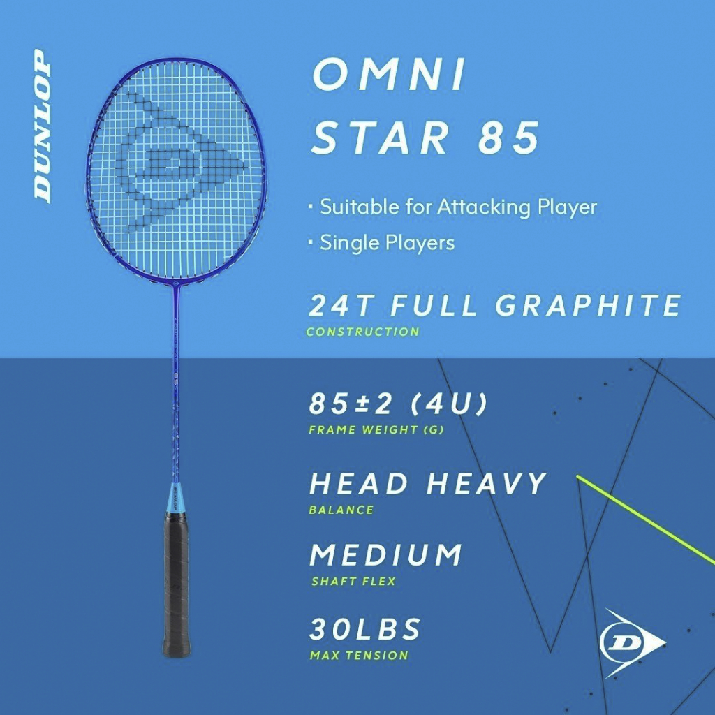 Vợt cầu lông Dunlop OMNI - STAR 85 ( VỢT CÔNG )
