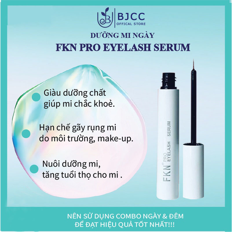 Combo dưỡng mi FKN dưỡng dài mi nhanh chóng chiết xuất từ thiên nhiên - tặng 2 dưỡng chân mày FKN