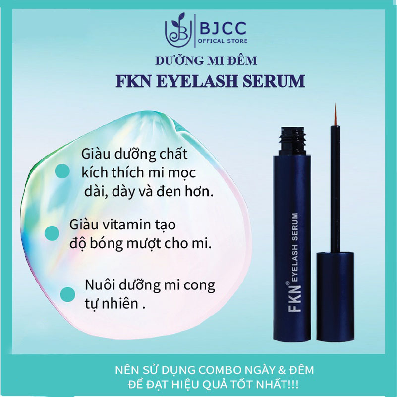 Combo dưỡng mi FKN dưỡng dài mi nhanh chóng chiết xuất từ thiên nhiên - tặng 2 dưỡng chân mày FKN