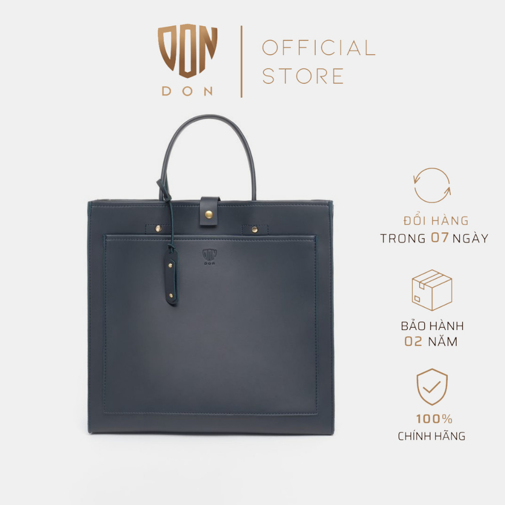 Túi tote đa năng đựng laptop,đi học,túi công sở cao cấp hiệu Don Italo, đa phong cách mùa hè_Hàng chính hãng