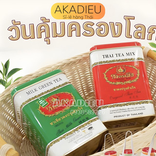 Trà thái xanh, trà thái đỏ, trà hoa hồng chatramue thái lan túi lọc