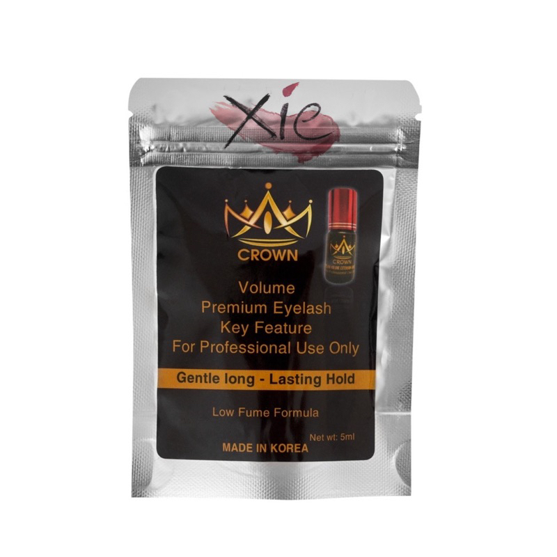 Keo nối mi Crown nắp đỏ khô nhanh siêu bền - Keo nối mi chuyên dùng cho phòng máy lạnh💓💓