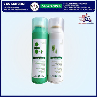 Dầu gội khô Klorane Dry Shampoo dành cho mọi loai tóc 150ml