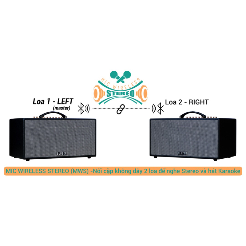 Loa karaoke xách tay chính hãng Bluzek BZ450Plus