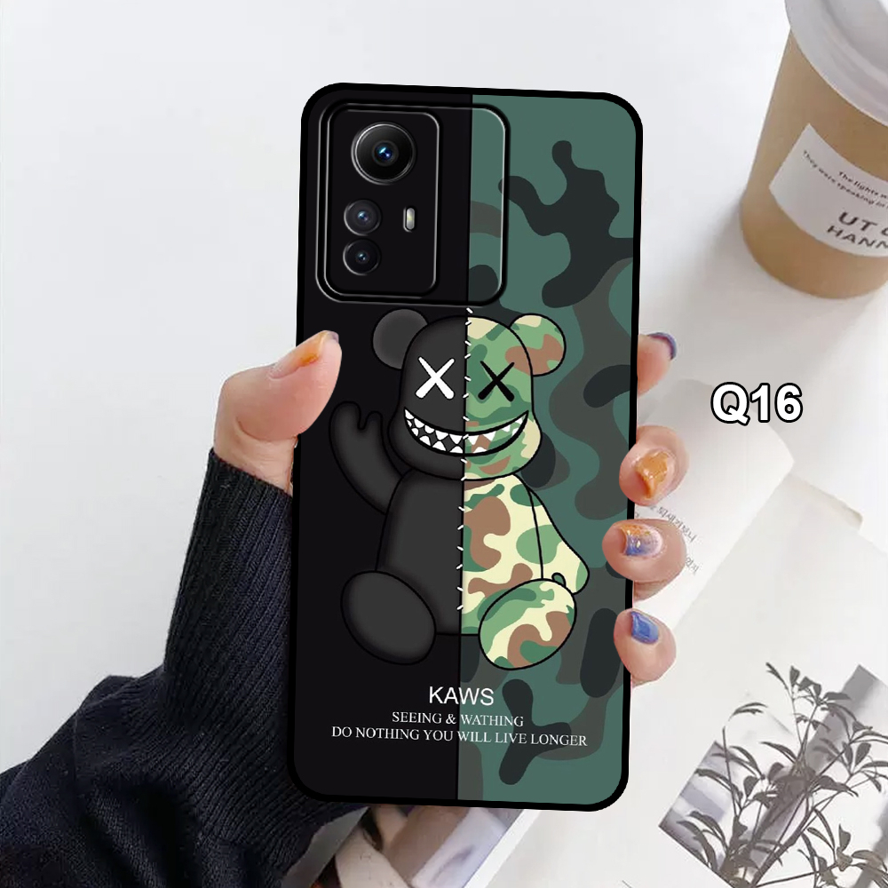 Ốp Lưng Điện Thoại Xiaomi Redmi Note 12s In Hình Gấu Bearick -Trend- CASE88.