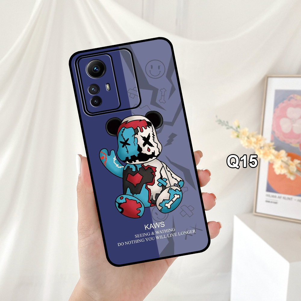 Ốp Lưng Điện Thoại Xiaomi Redmi Note 12s In Hình Gấu Bearick -Trend- CASE88.